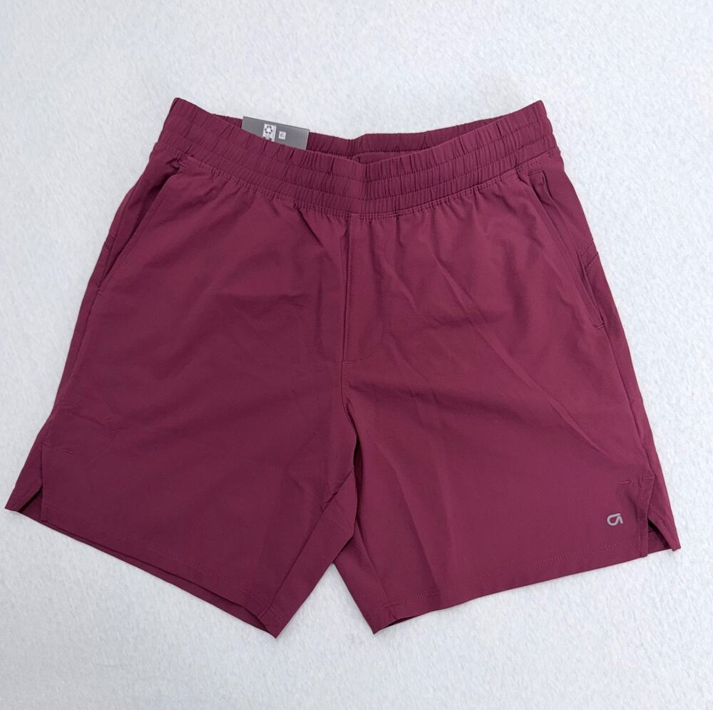 GapFit Men's Lightweight Moisture Wicking Active Short Size S Red